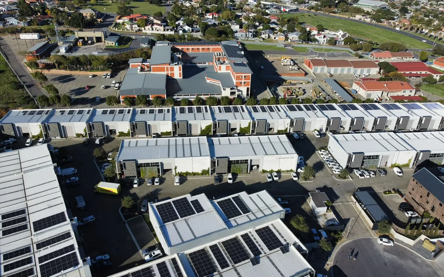 Large commercial solar project representing P&P Solar Solutions capability across South Africa and Africa