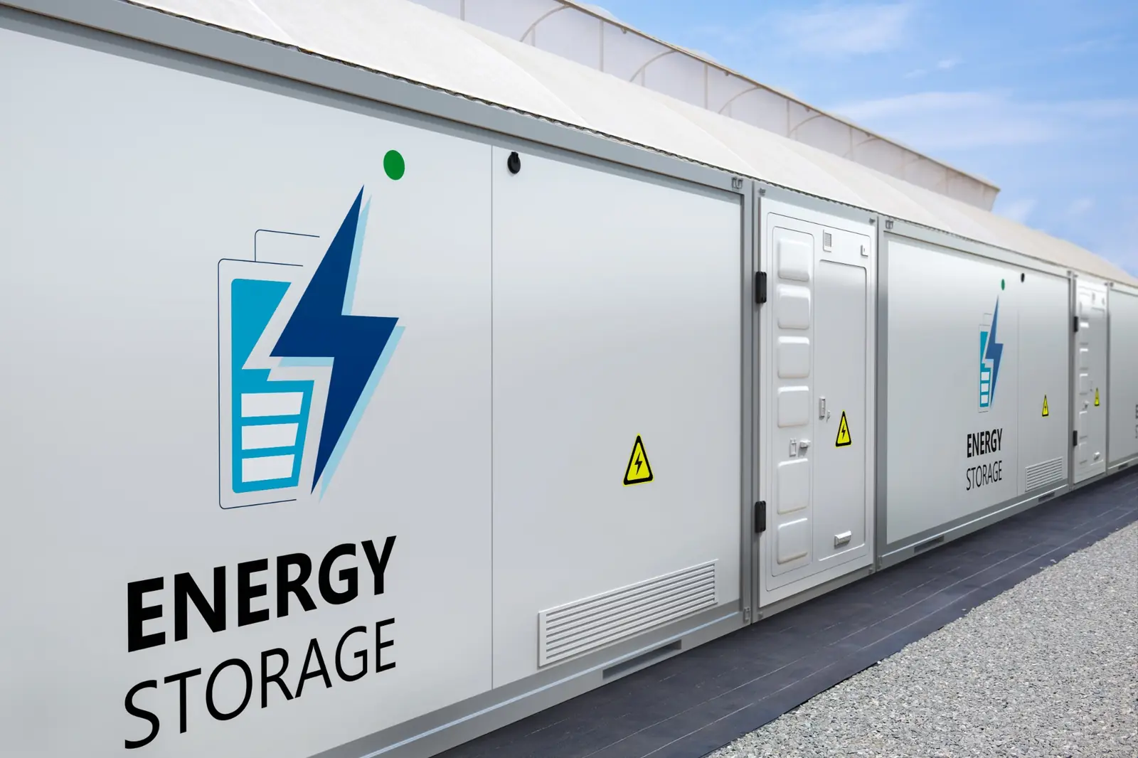 Containerised battery energy storage unit for a large commercial BESS project