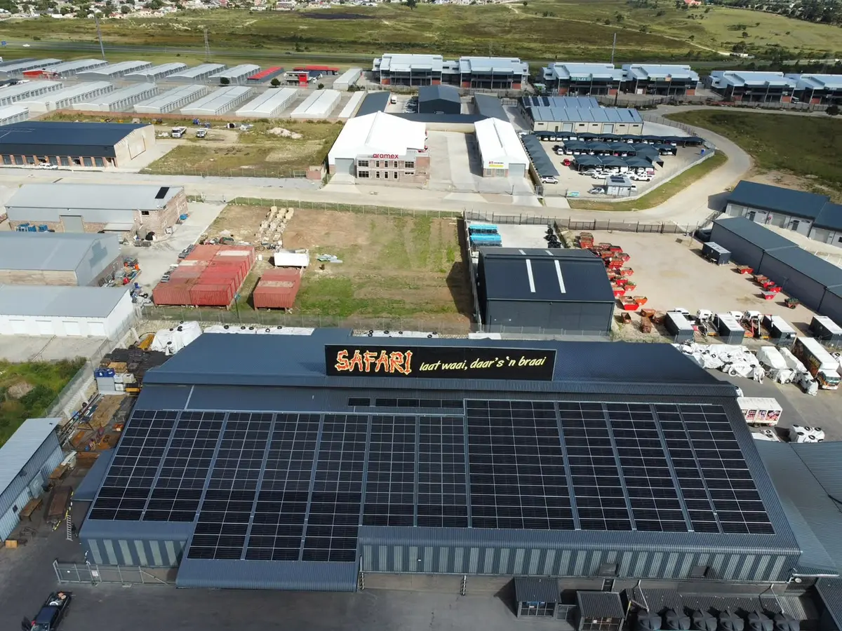 P&P Solar commercial rooftop photovoltaic installation