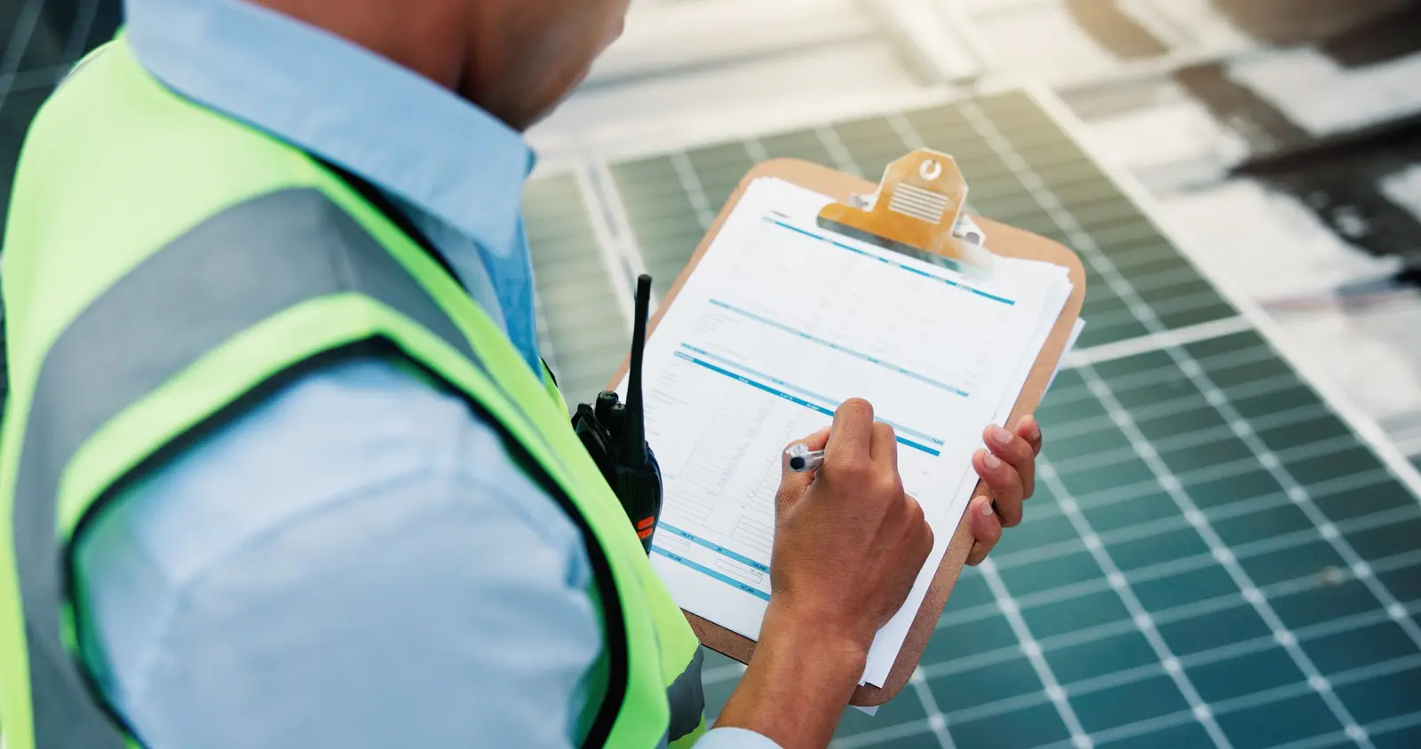 Commercial solar site assessment and photovoltaic performance checklist