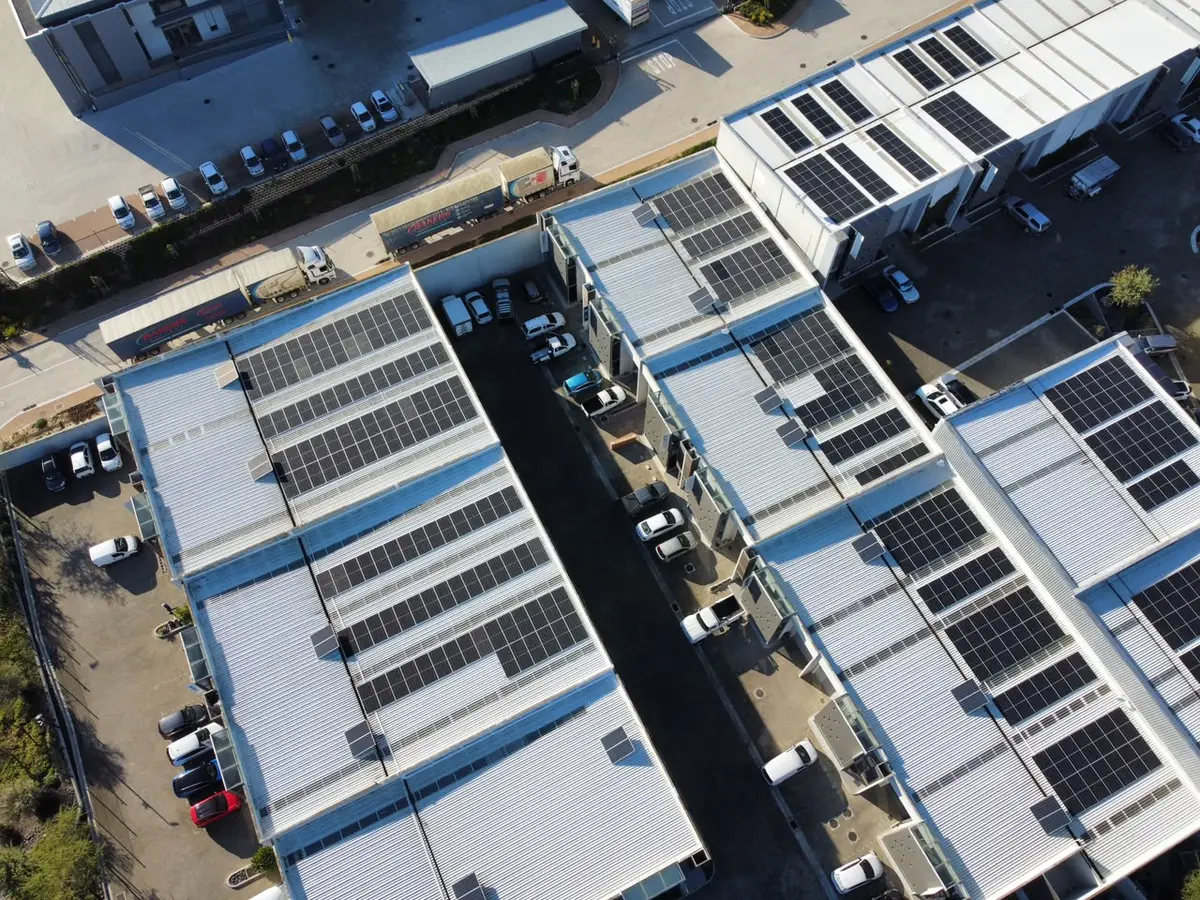 P&P Solar multi-building commercial solar installation