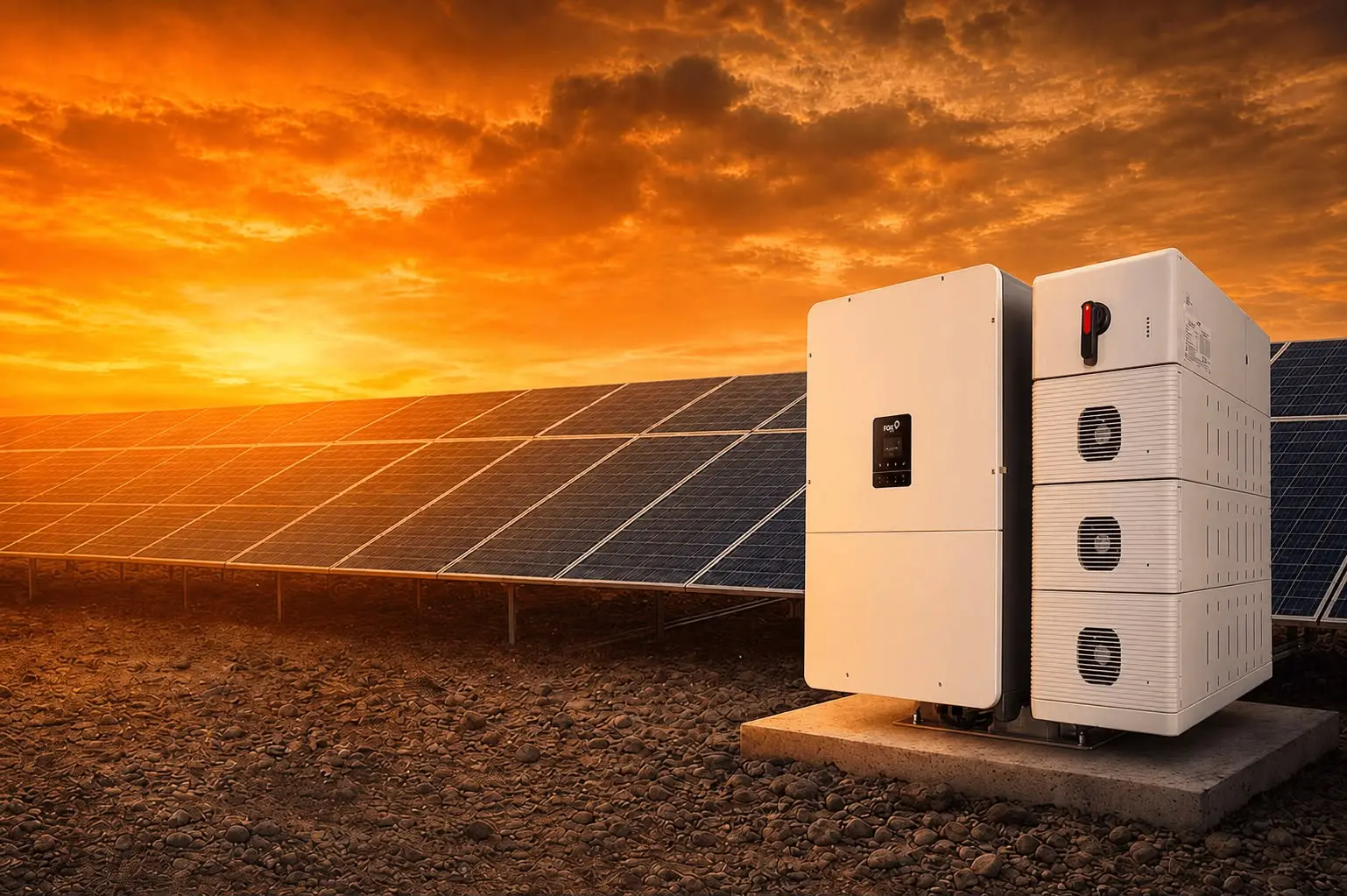 FoxESS solar and modular battery storage system for commercial energy applications