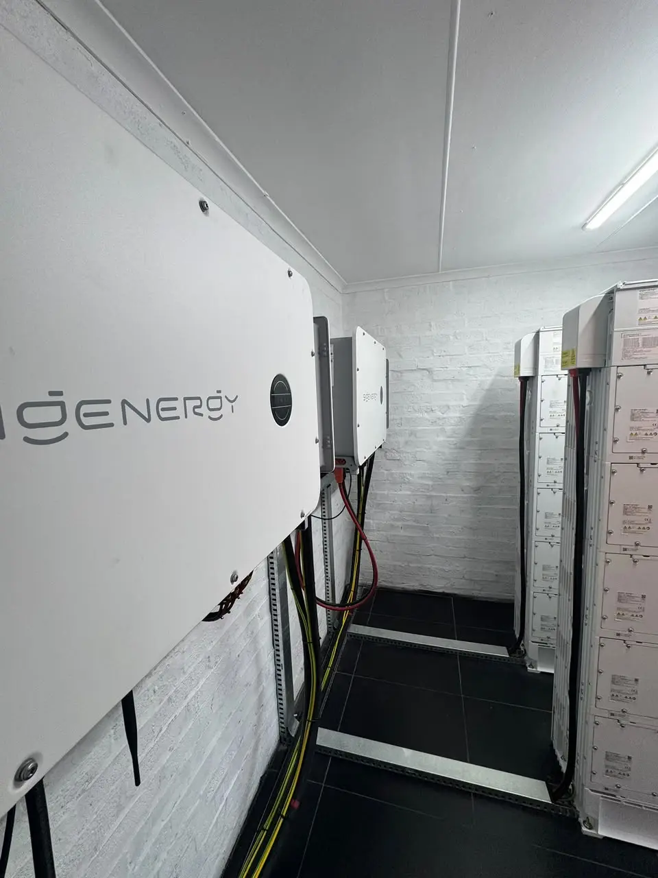 Commercial Sigenergy battery bank installed for scalable solar energy storage